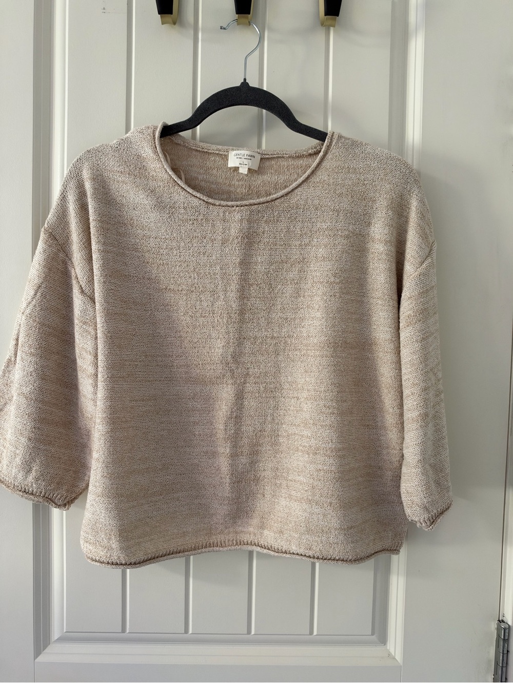 Gentle Fawn Beige Cream Crewneck Sweater